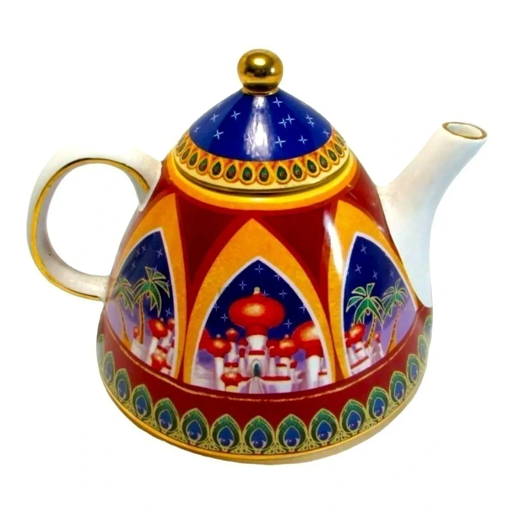 Designer Anthony Mark Hankins Teapot Arabian Scenes Signed